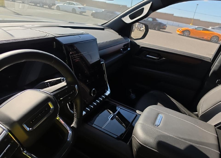 2026 GMC Yukon XL Denali — driver cockpit